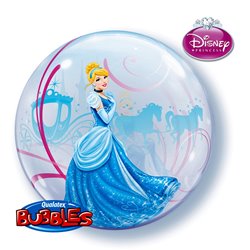 Cinderella Bubble Balloon - 22"/56cm, Qualatex 41192, 1 piece