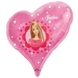 Balon Folie Figurina Inima Barbie, 61x51 cm, 13343