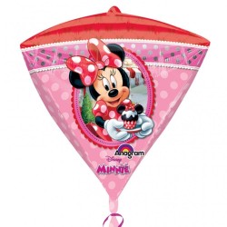 Balon Folie Diamondz Minnie Mouse - 38 x 43 cm, Anagram 28456