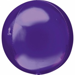 Balon folie orbz Purple - 38 x 40 cm, 28207