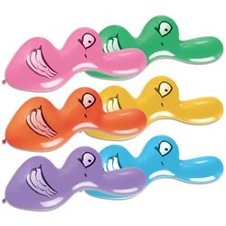Assorted Latex Balloons - Duck, 30 inch (75 cm), Gemar GPF15, Pack Of 50 pieces