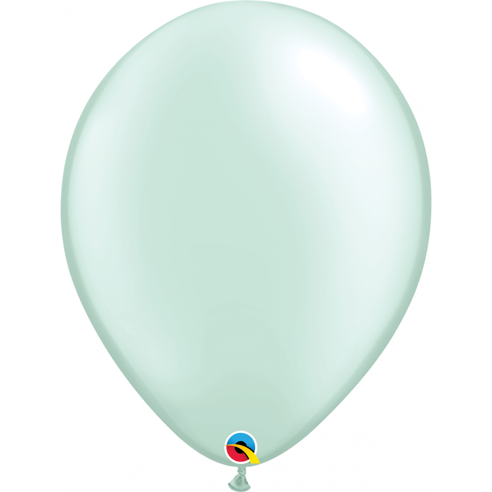 Pearl Mint Green Latex Balloon, 16 inch (41 cm), Qualatex 43891