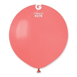 Corallo 78 Jumbo Latex Balloon, 19 inch (48cm), Gemar G150.78