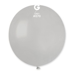Grey 70 Jumbo Latex Balloon, 19 inch (48cm), Gemar G150.70