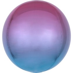 Ombre Orbz Purple & Blue Foil Balloon, 38 x 40 cm, 39852