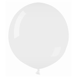 Transparent 00 Jumbo Latex Balloon, 19 inch (48cm), Gemar G150.00, Pack Of 50 pieces