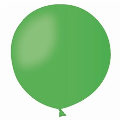 Green 12 Jumbo Latex Balloon, 19 inch (48cm), Gemar G150.12, Pack Of 50 pieces