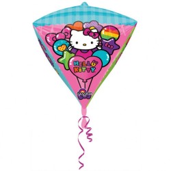 Balon Folie Diamondz Hello Kitty -  x 45 cm, Amscan 28457