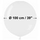 Balon Latex Jumbo 100 cm, Alb 01, Gemar G300.01, 1 buc