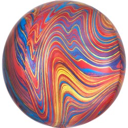 Marblez Colorful Foil Balloon - 38 x 40 cm, Radar 41397