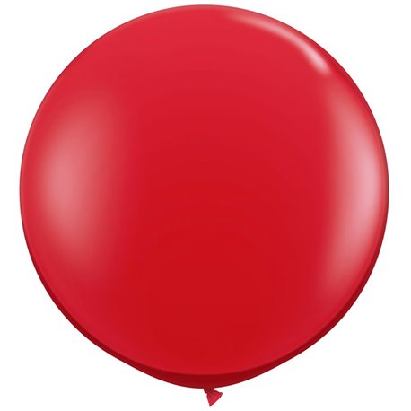 Balon latex Jumbo 39" (1 m) Red, Amscan 991392,1 buc