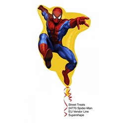 Balon Folie Figurina ST Spiderman Umflat cu Heliu, 24770He