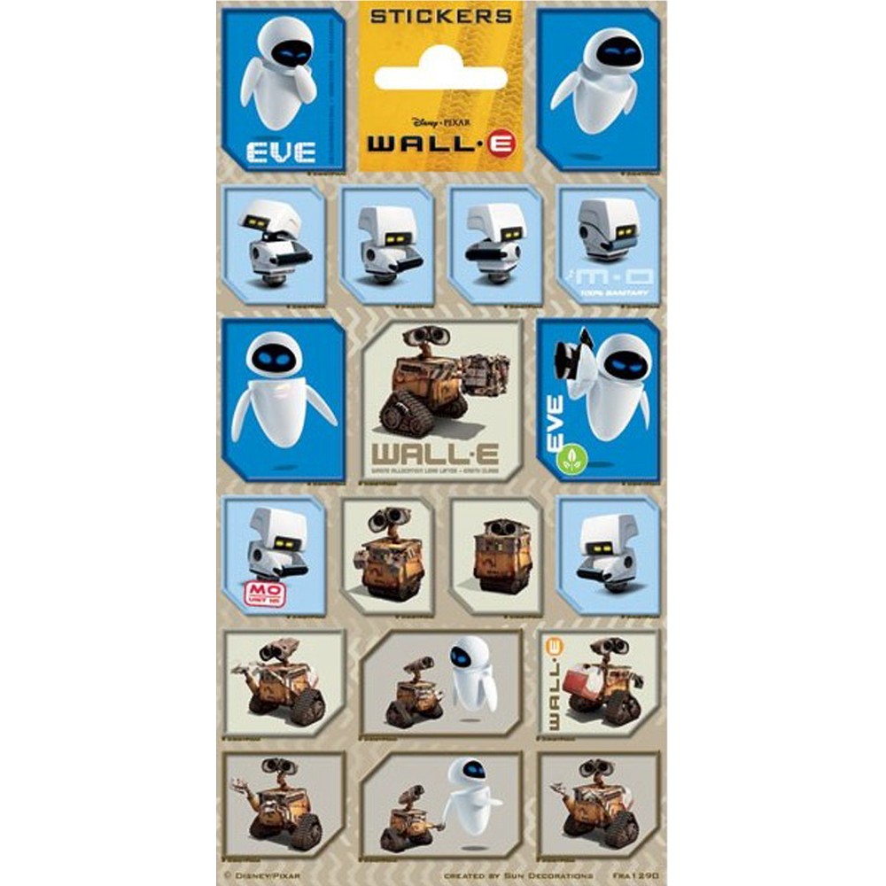 WallE Stickers, Radar 1290, Pack of 19 pieces