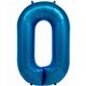 Balon Folie Albastru in forma de za, 86 cm / 34", Northstar Balloons 00831, 1 buc