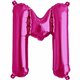 Balon Folie Litere A-Z Magenta, 41 cm / 16", Northstar Balloons, 1 buc
