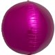 Balon folie Sfera 3D magenta metalizat - 43 cm, Northstar Balloons 01006, 1 buc