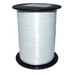Bianco(White) Curling Ribbon 5mm x 500m, Radar B65411